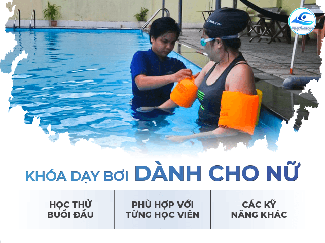 Khóa học bơi dành cho nữ uy tín- chất lượng